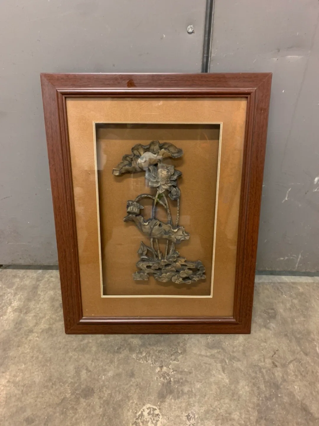 Framed Lotus Flower Wall Art thumbnail