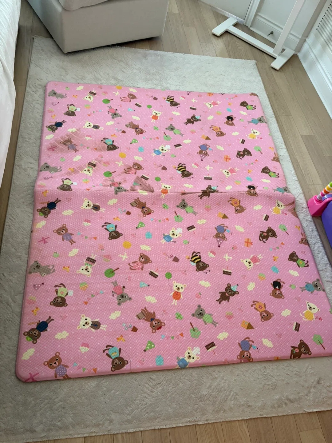 Kids Play Mat, Pink & Green (made in Korea) image indicator(2)