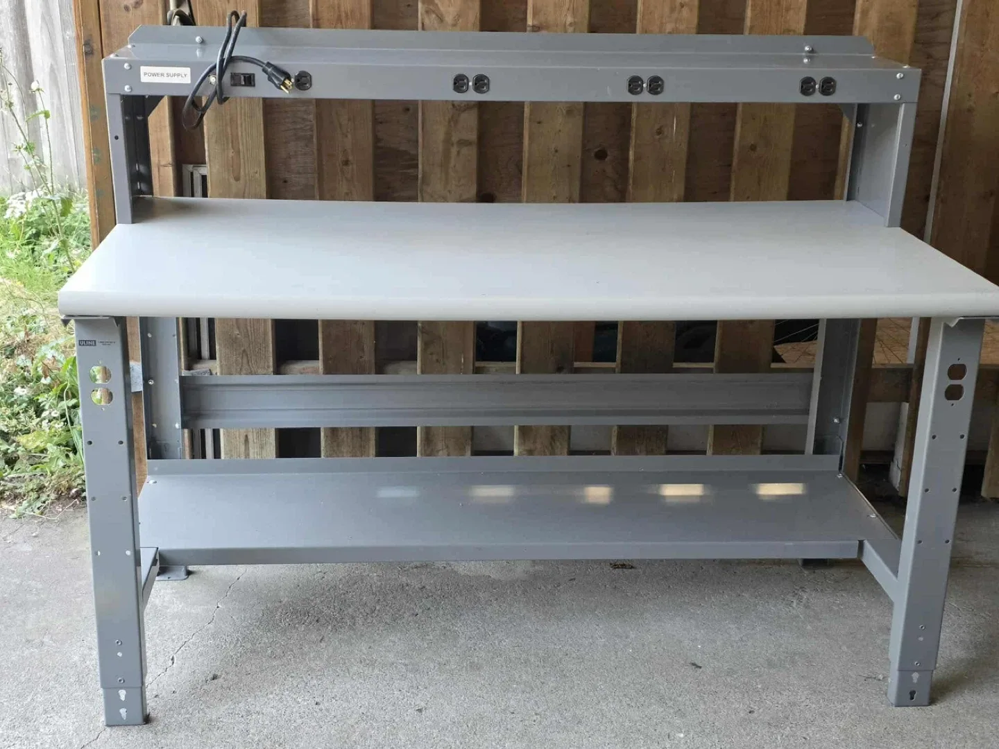 U Line Packing Table  with Power Supply 60" x 30" image indicator(3)