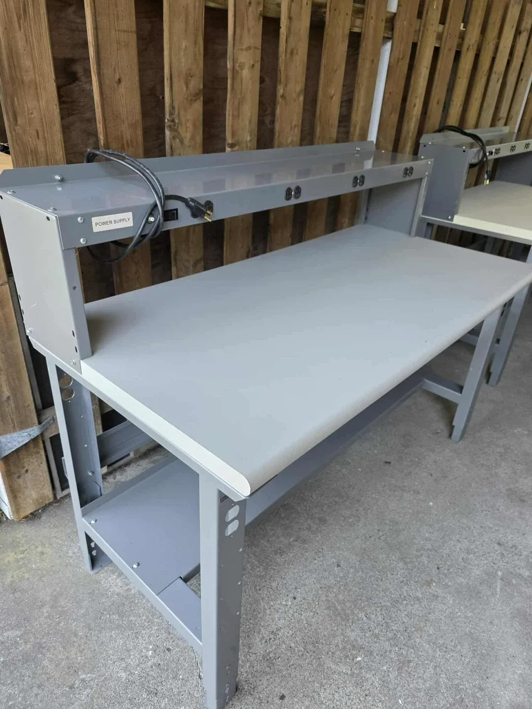 U Line Packing Table  with Power Supply 60" x 30" image indicator(2)