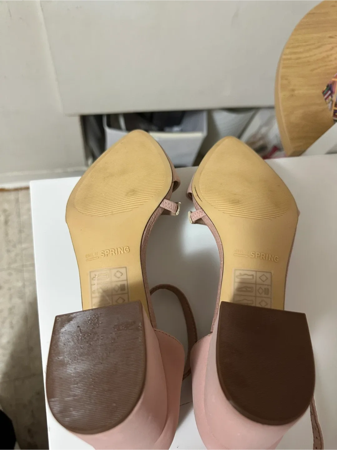 Call It Spring Pink Heels - Size 9 image indicator(5)