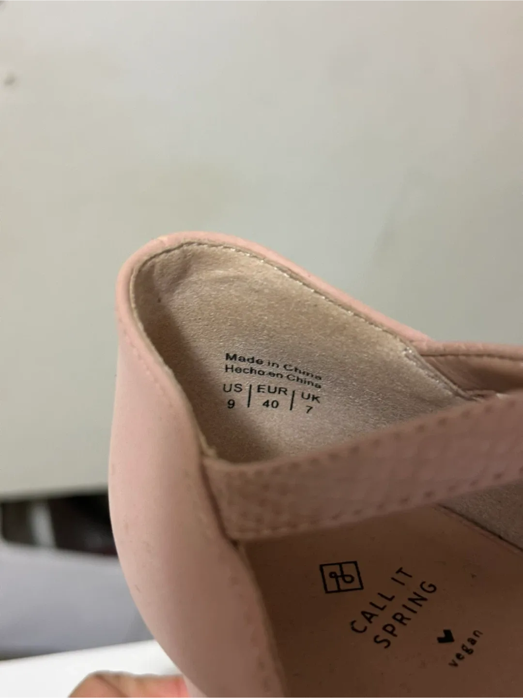 Call It Spring Pink Heels - Size 9 image indicator(3)