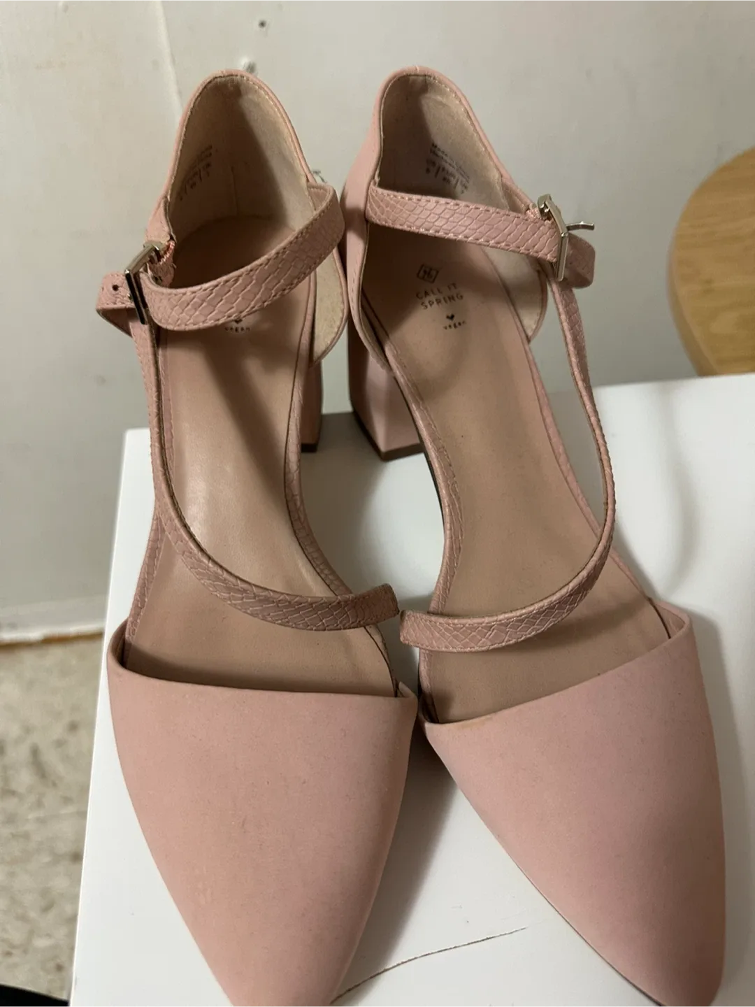 Call It Spring Pink Heels - Size 9 image indicator(2)