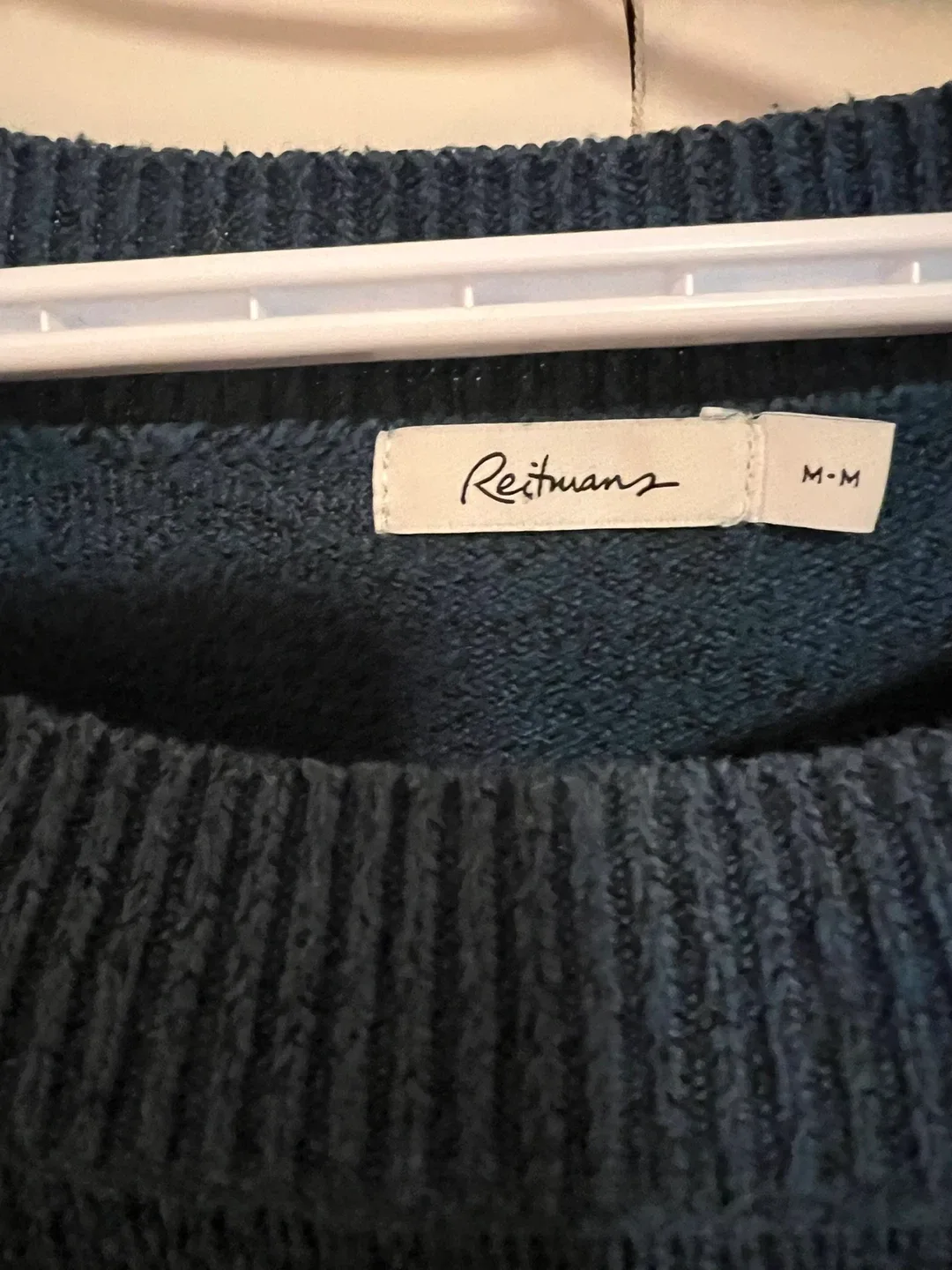 Reitmans Blue Knit Sweater Dress - Size M image indicator(3)
