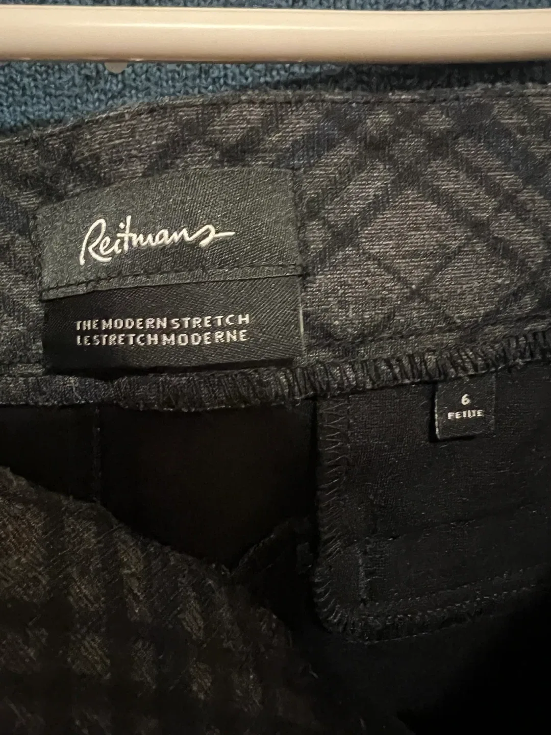 Reitmans Blue Knit Sweater Dress - Size M image indicator(9)