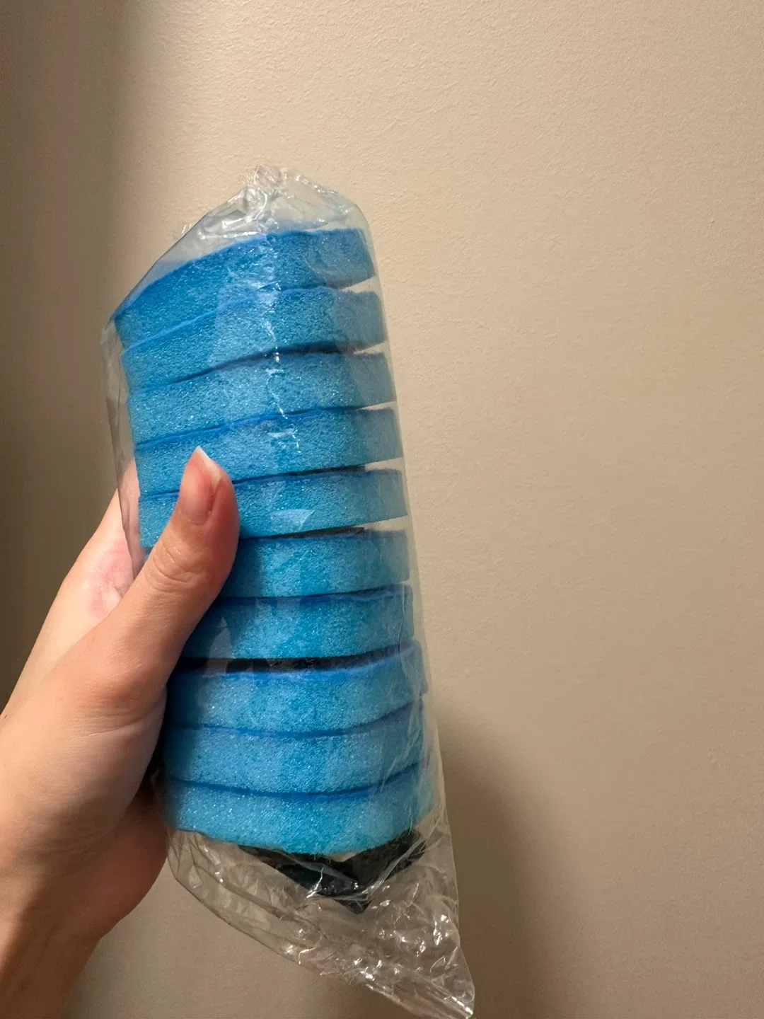 New Blue Foam Hair Rollers - Set of 10 thumbnail