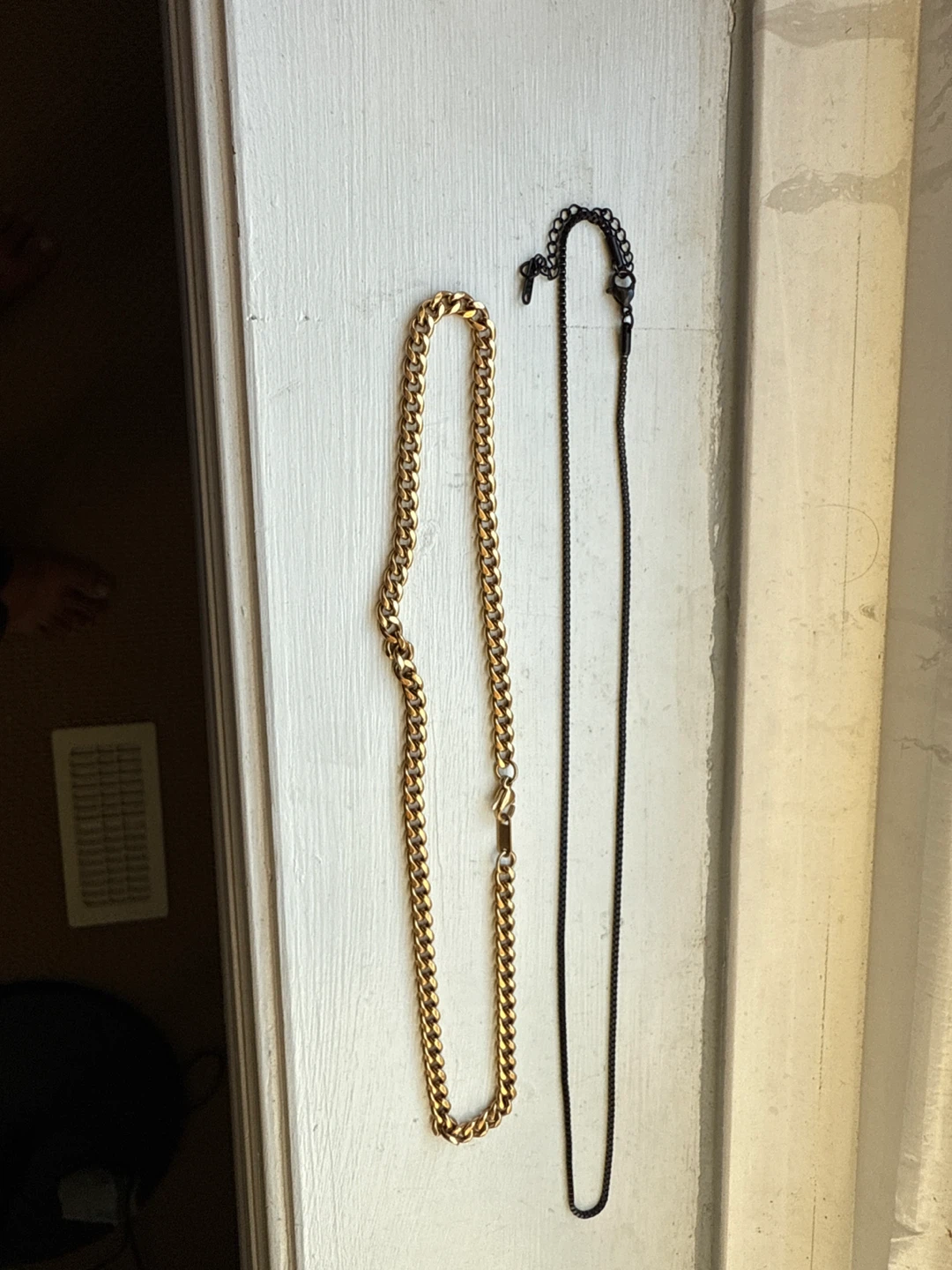 HZMAN Gold & Black Chain Necklace Set - photo 5
