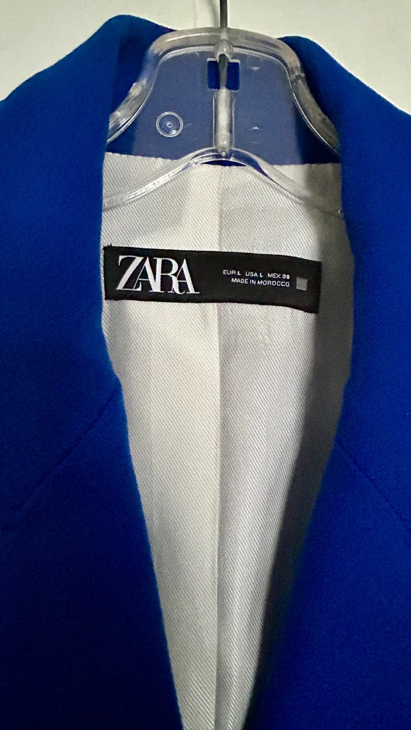 Zara Blue Blazer - Size L image indicator(2)
