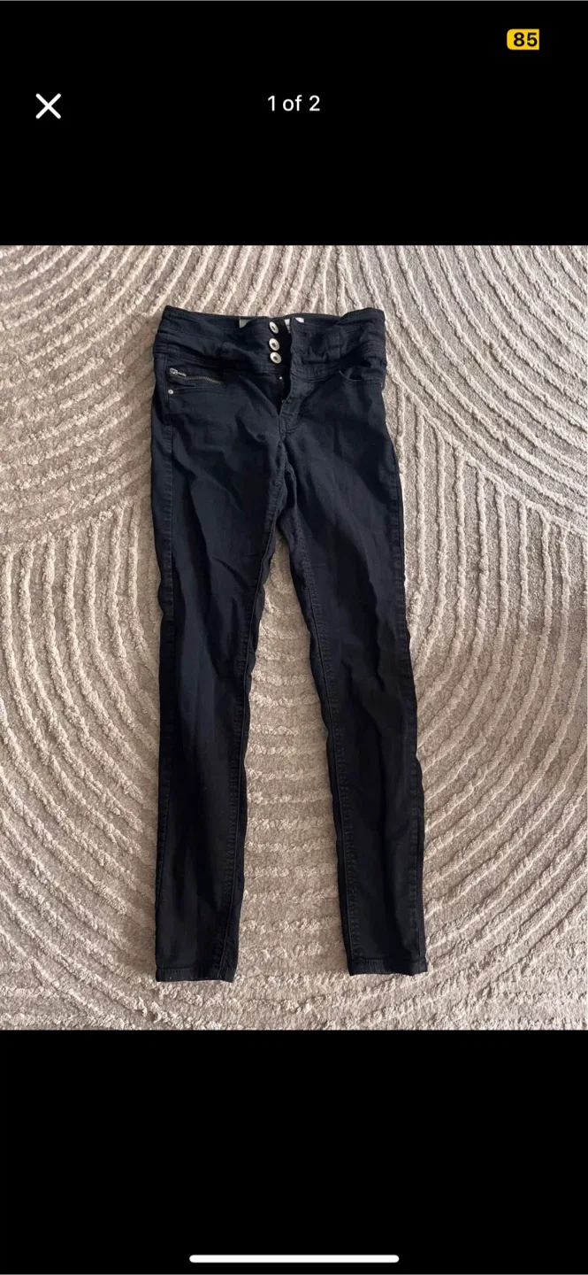 Denim Co. Black Jeans - Size 2 (USA) thumbnail