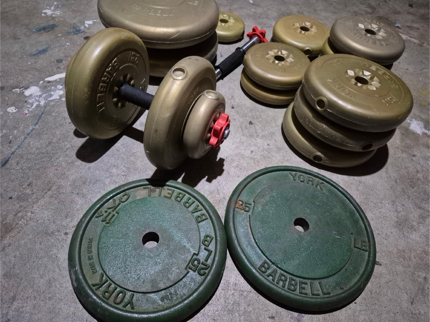 York Barbell Weight Set - photo 2