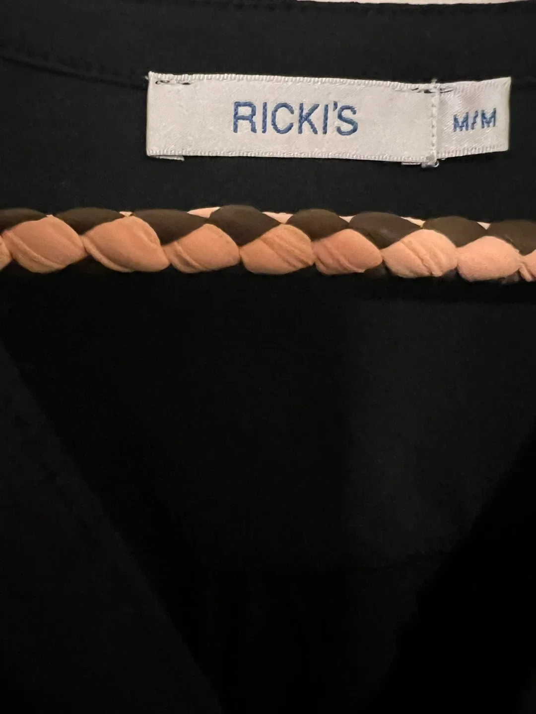 Ricki's Black Ruffle Blouse - Size M image indicator(4)