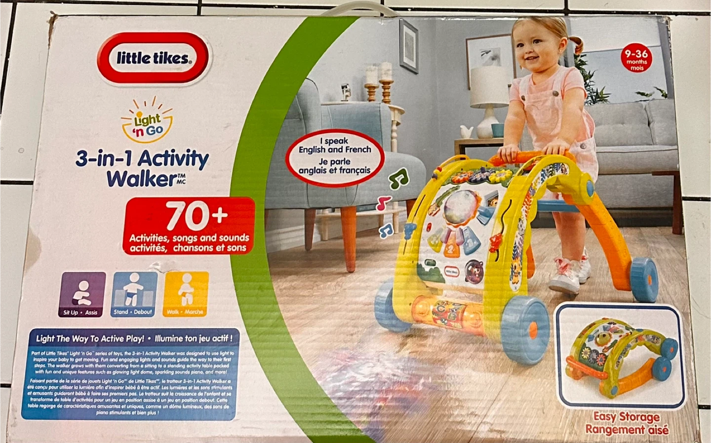 Little Tikes Light 'n Go 3-in-1 Activity Walker - photo 2