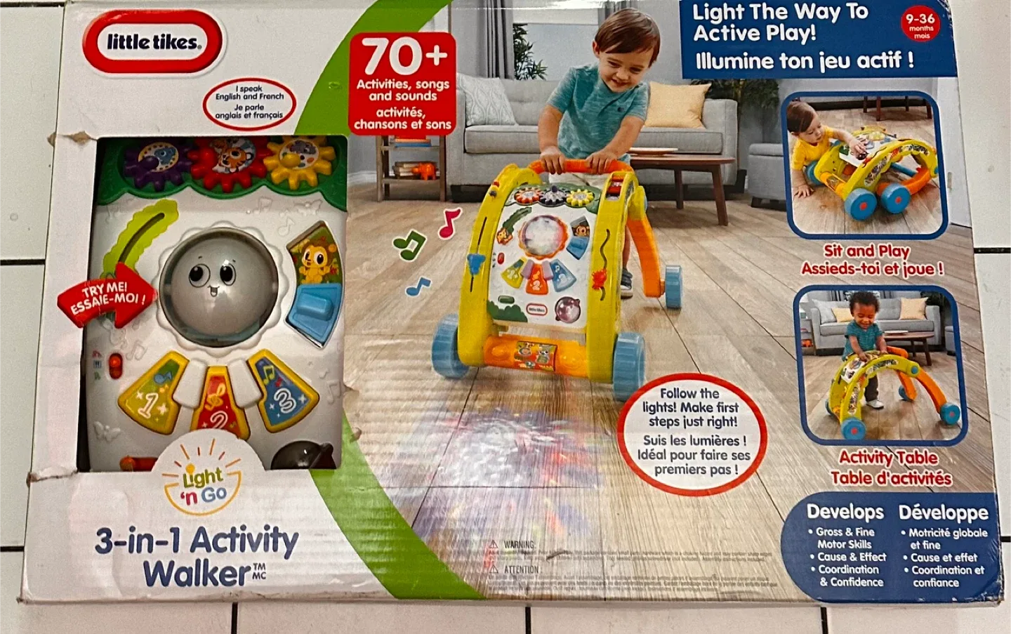 Little Tikes Light 'n Go 3-in-1 Activity Walker thumbnail