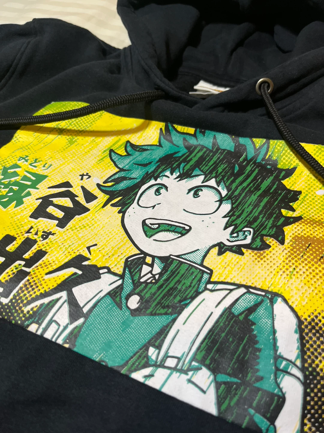 Anime Graphic Black Hoodie (My Hero Academia Midoriya Izuku) - photo 3
