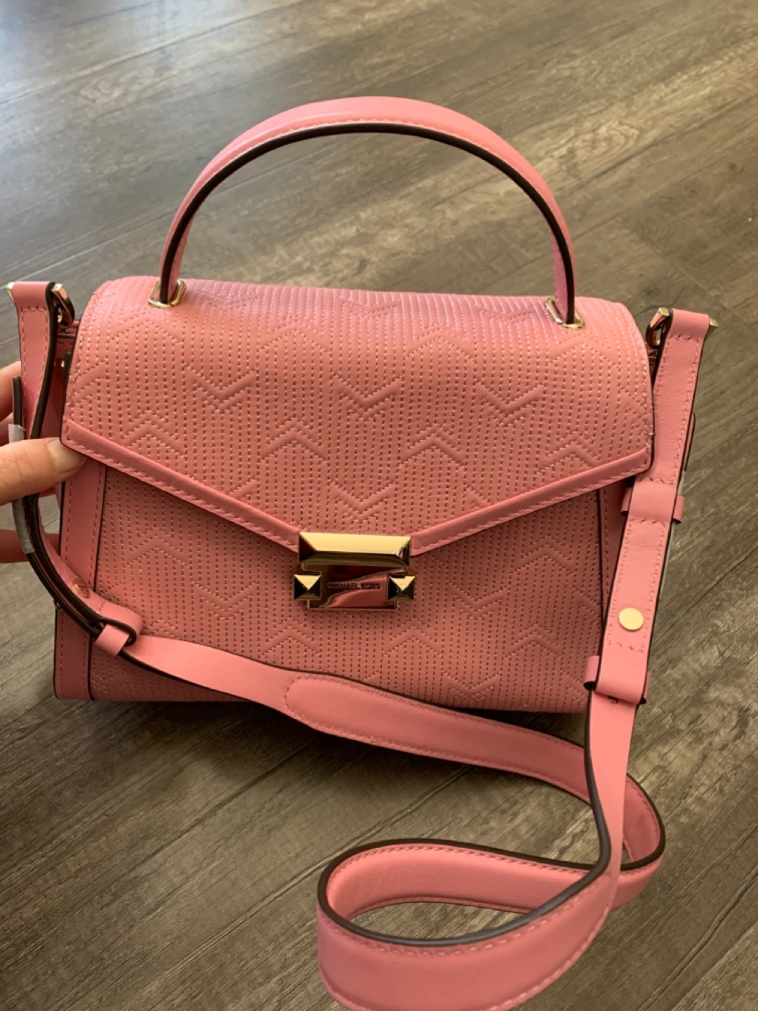 Michael Kors Pink Leather Handbag