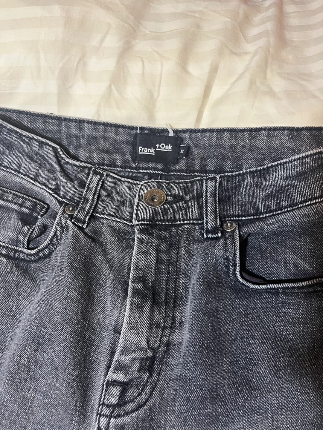 Frank & Oak Dark Gray Women Jeans - photo 2