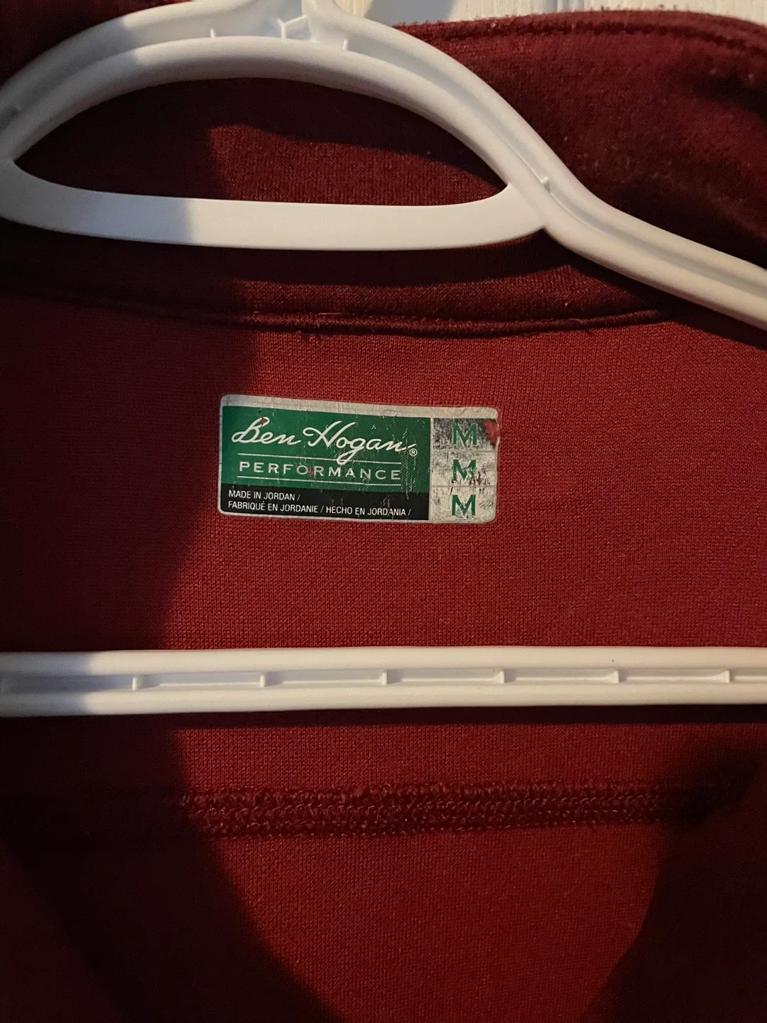 Ben Hogan Performance Burgundy Pullover - Size M image indicator(2)