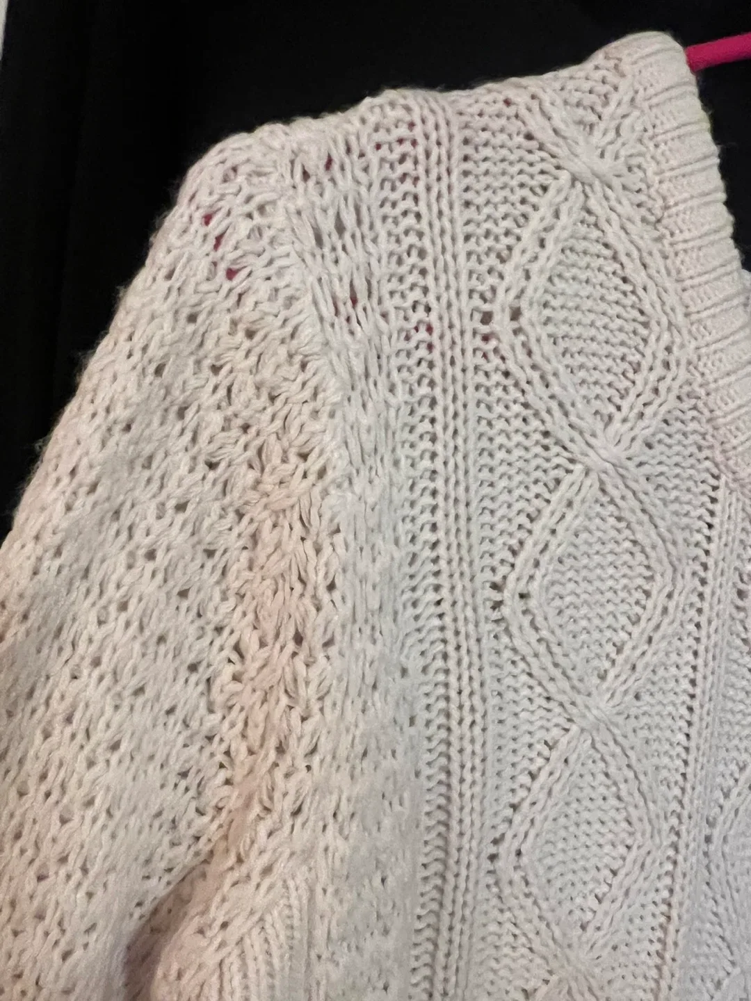 Ardene Cream Knit Sweater - Size XL image indicator(4)