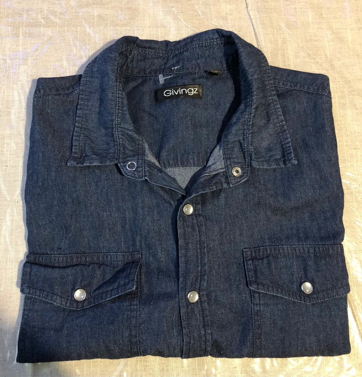 Givingz Denim Shirt - Size L thumbnail