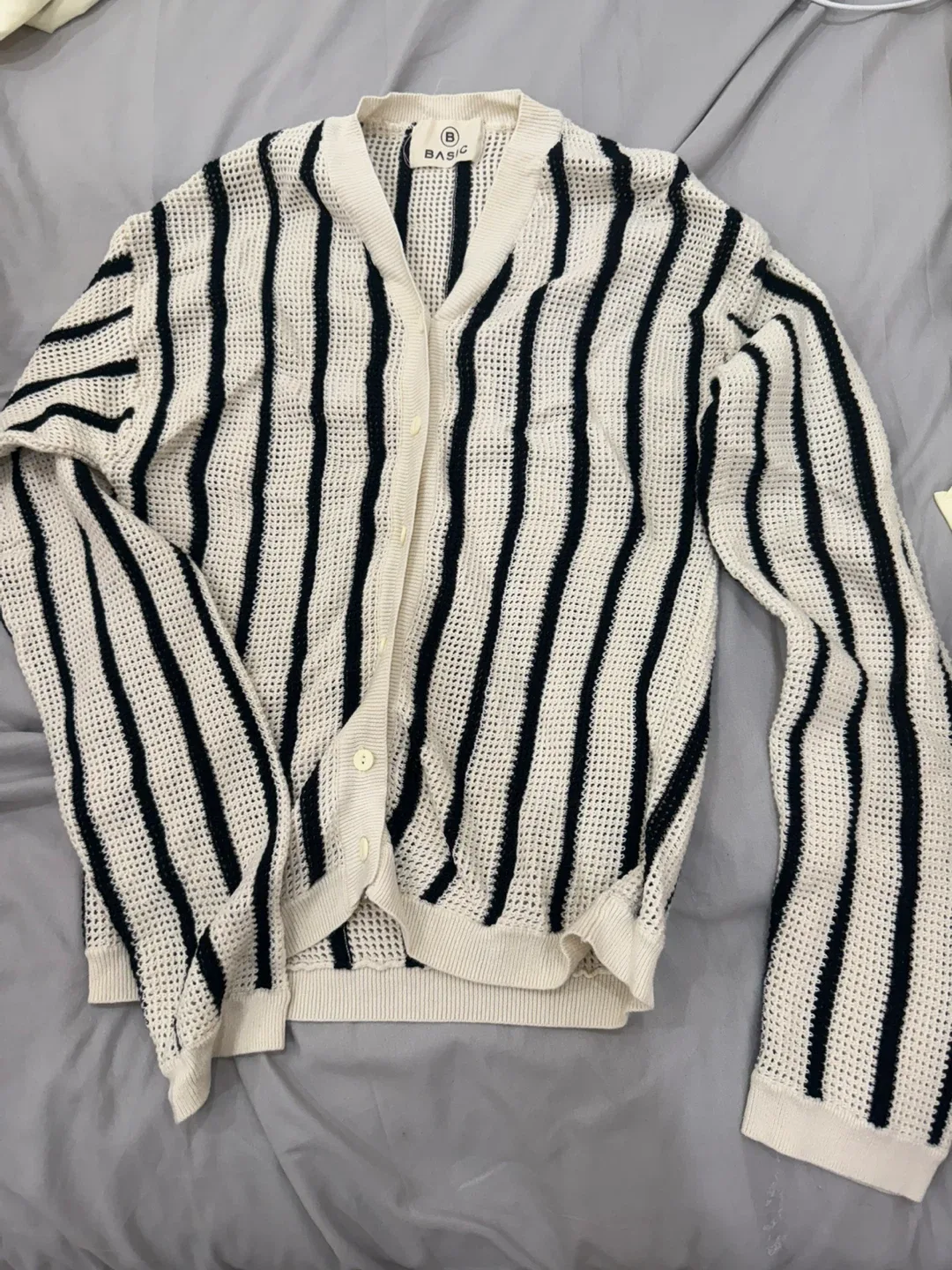 BASIC House Striped Cardigan thumbnail
