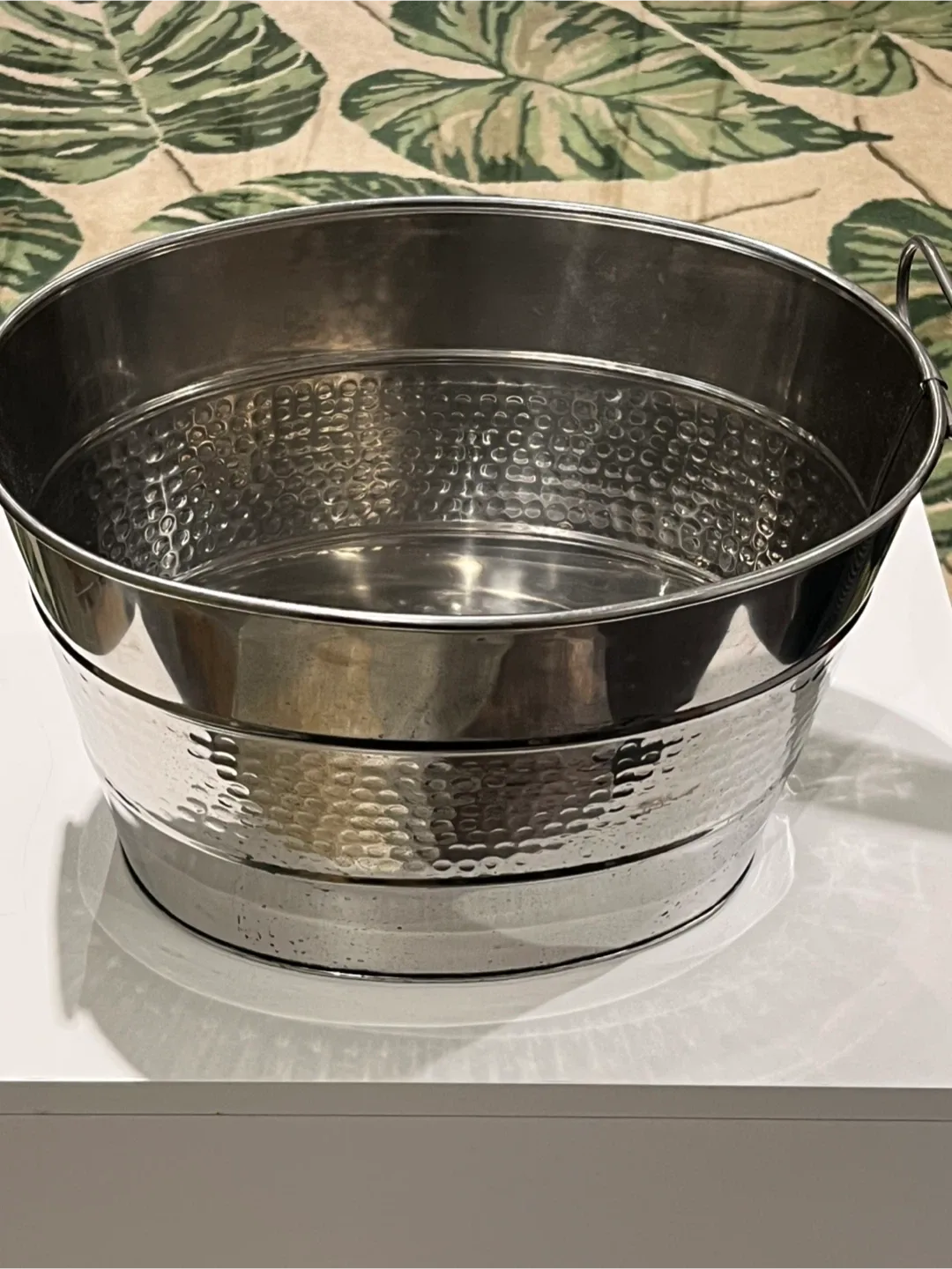 Hammered Metal Beverage Tub thumbnail