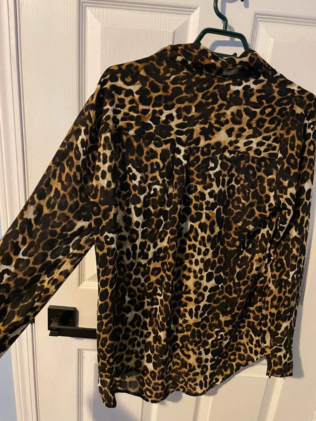 Lily Morgan Leopard Print Blouse - Size M/M image indicator(4)