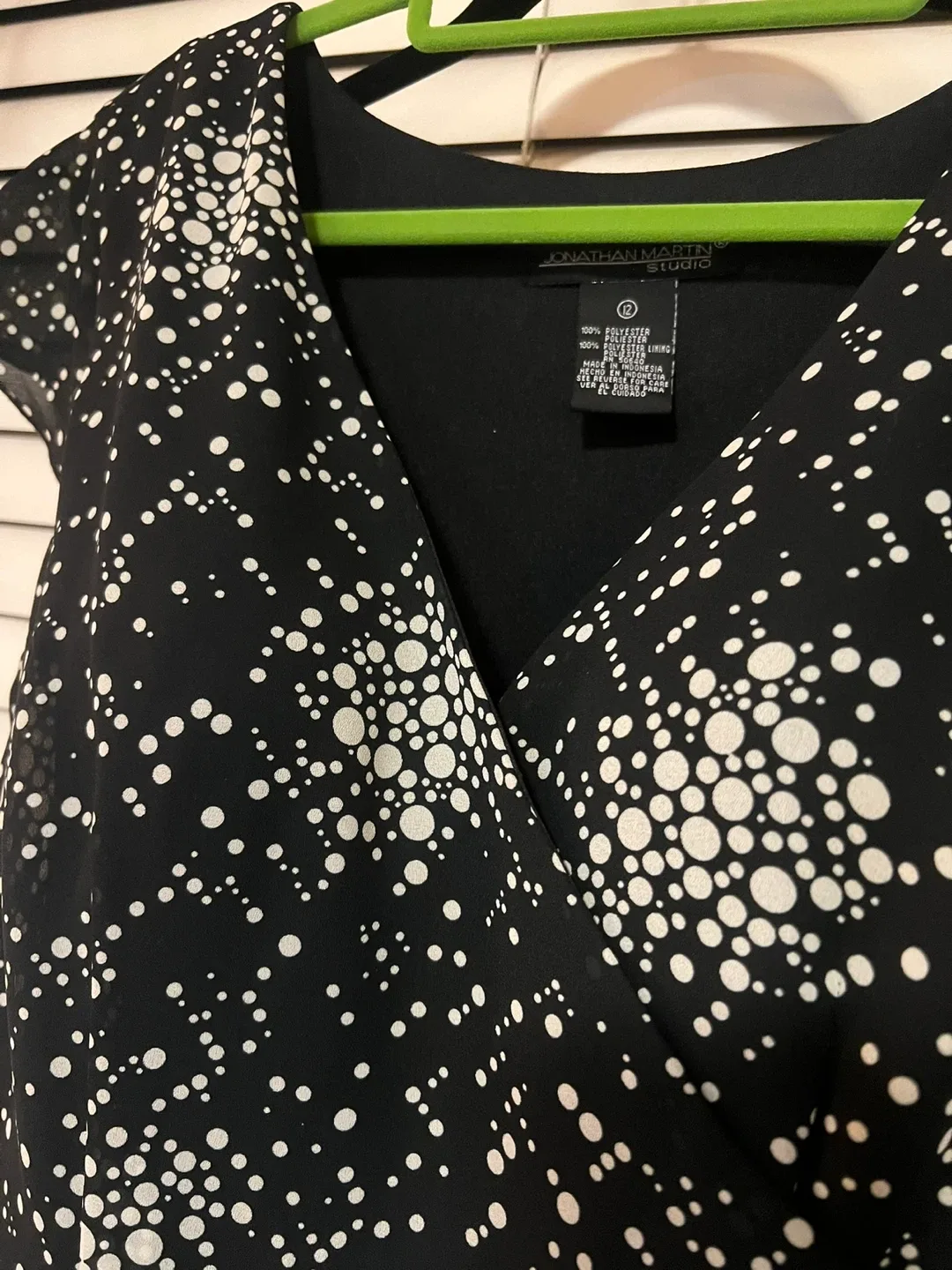 Black & White Polka Dot Dress image indicator(6)