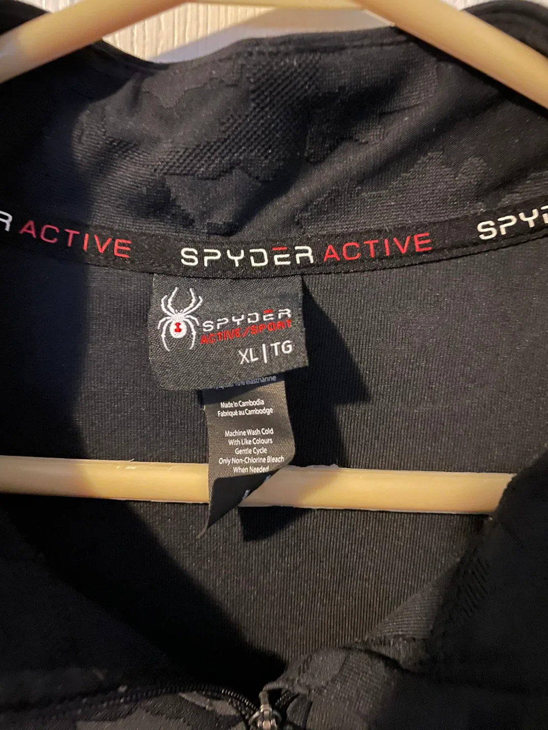 Spyder Active XL/TG Black Pullover image indicator(3)