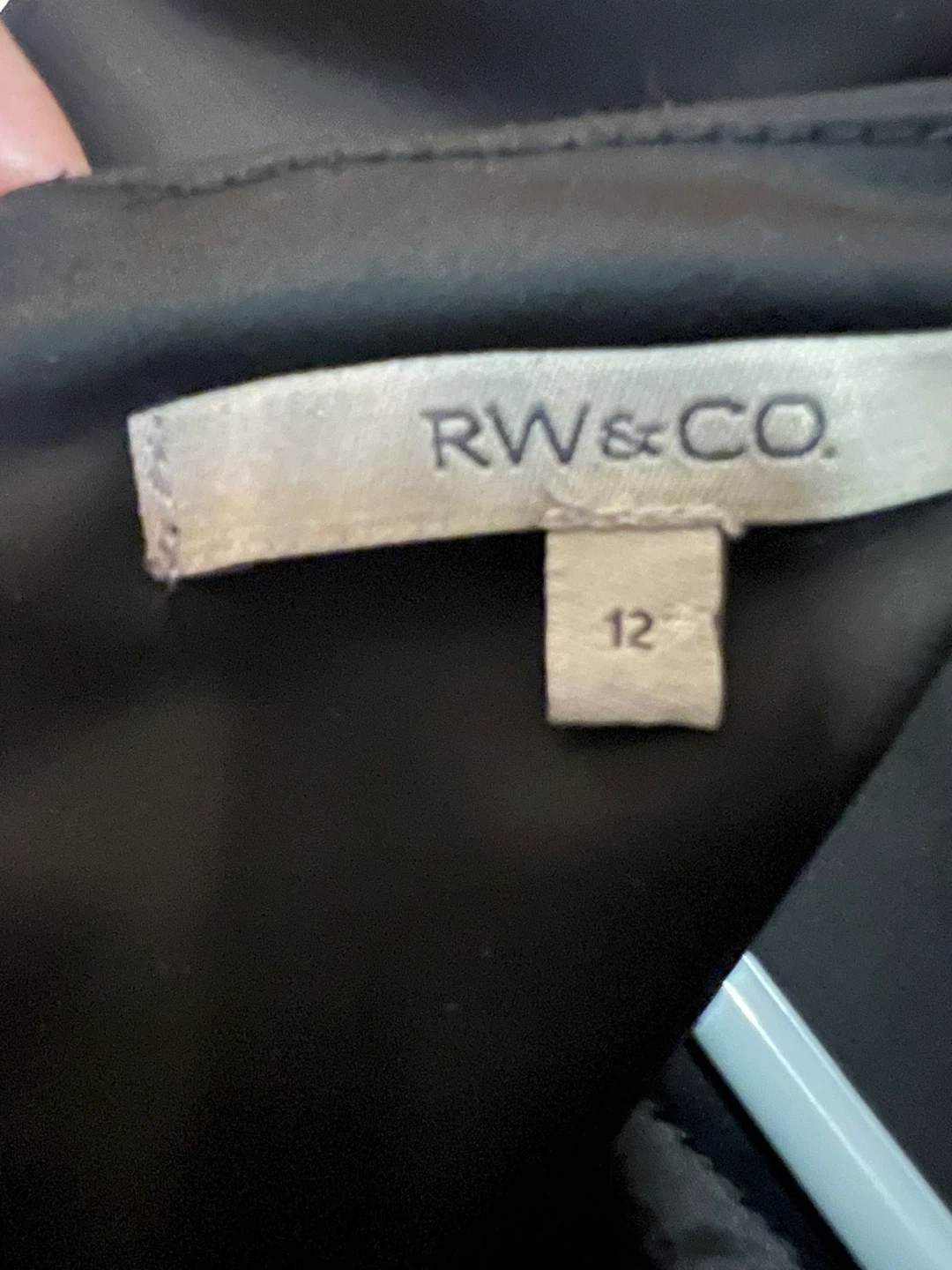 RW&CO. Black Dress - Size 12 - photo 4