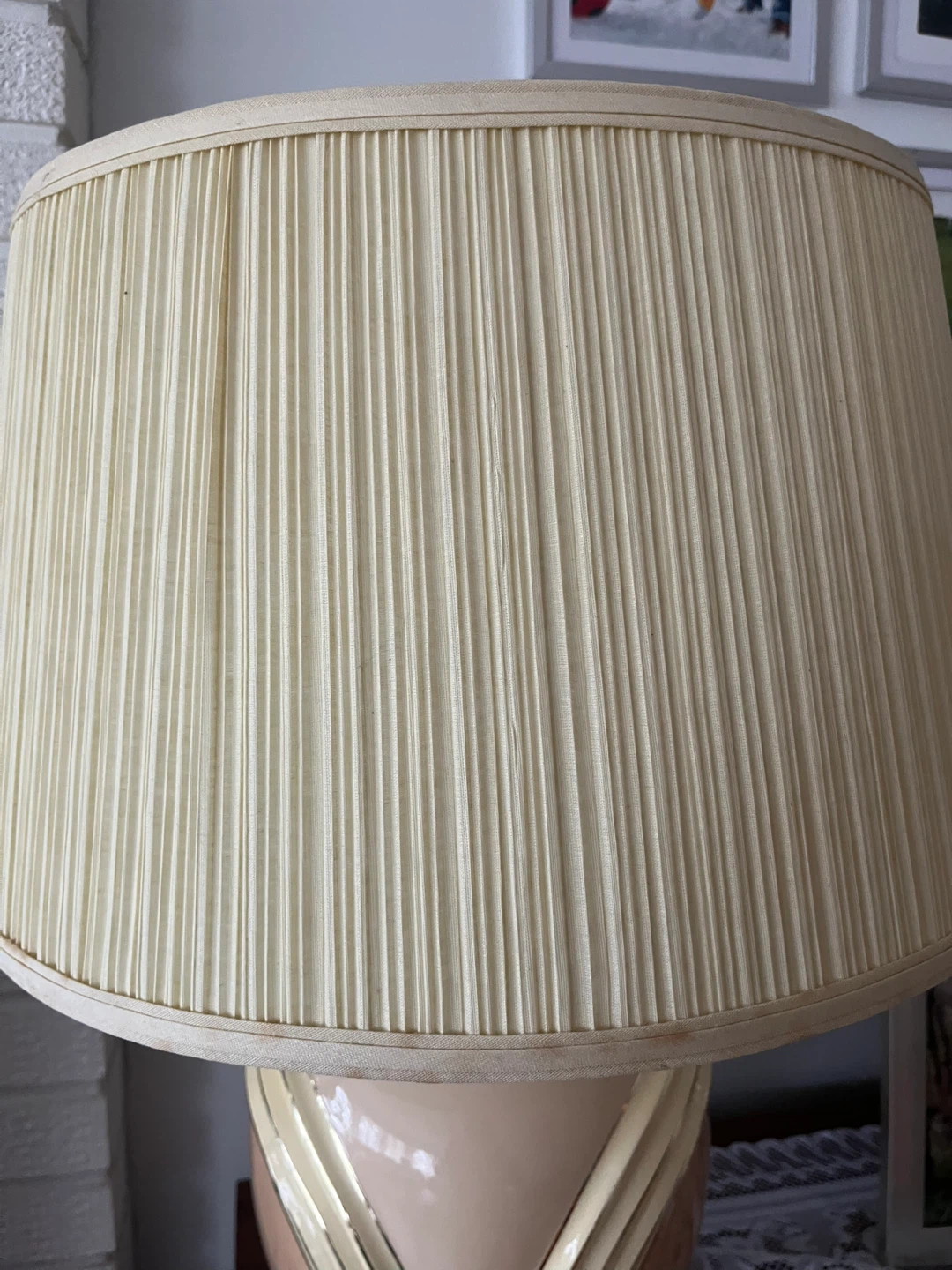 Vintage Beige Table Lamp - photo 3