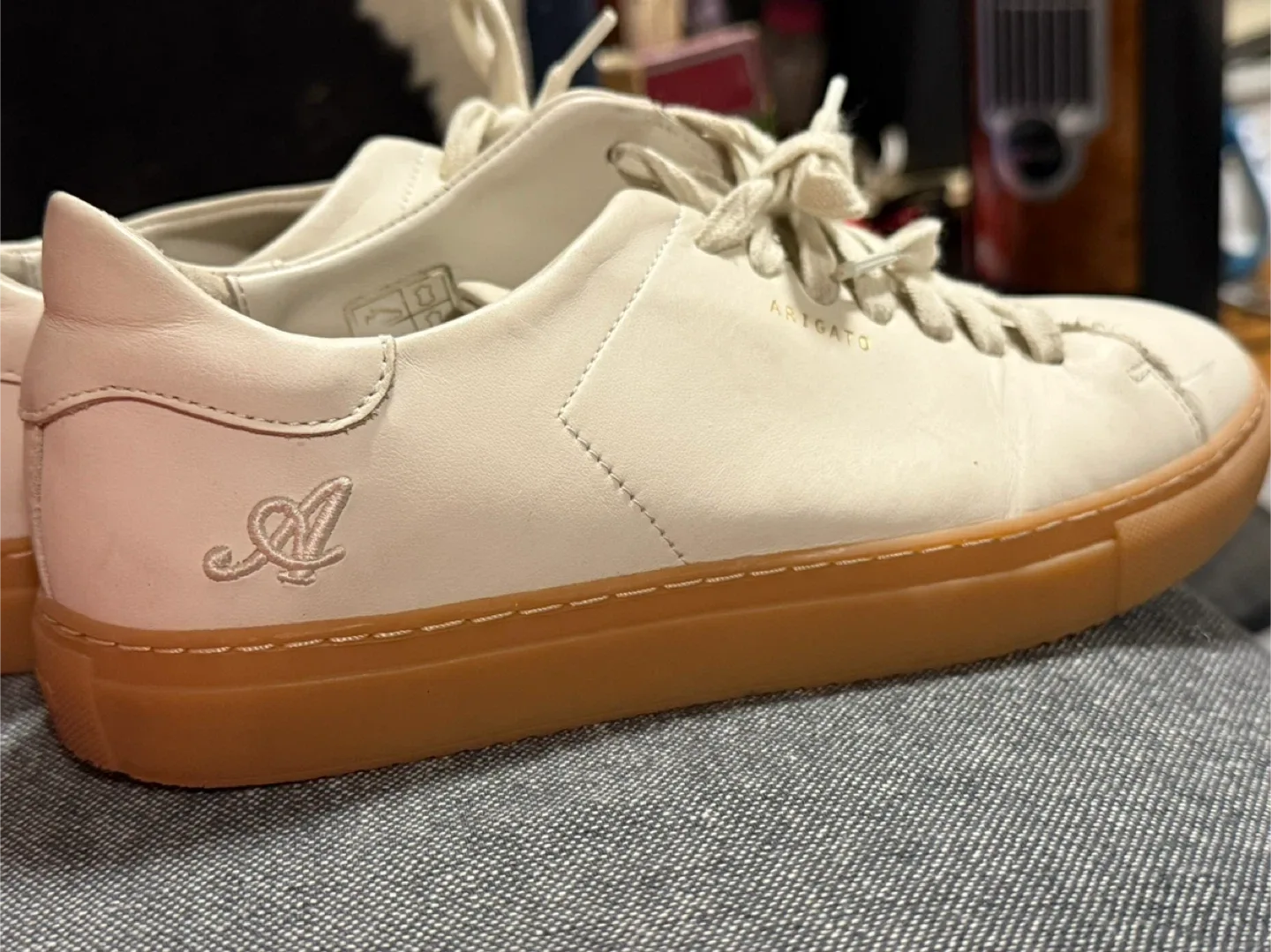 Axel Arigato Clean 90 White Sneakers image indicator(7)