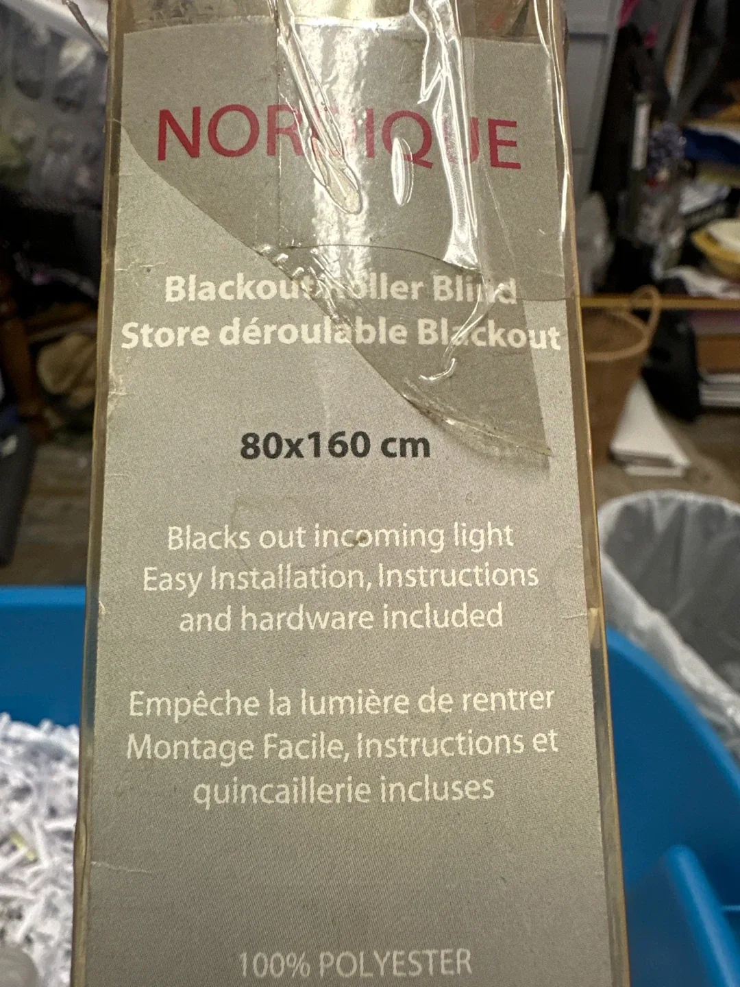 Norique Blackout Roller Blind 80x160 cm