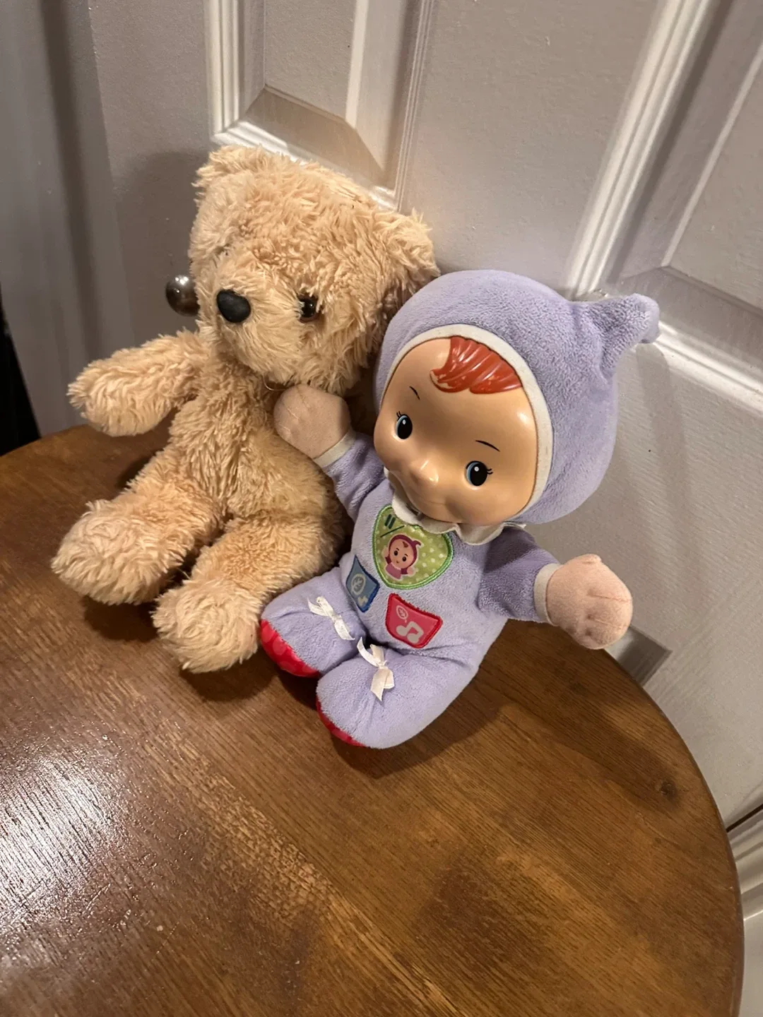 Fisher-Price Glo Worm & Teddy Bear Plush Toys image indicator(2)