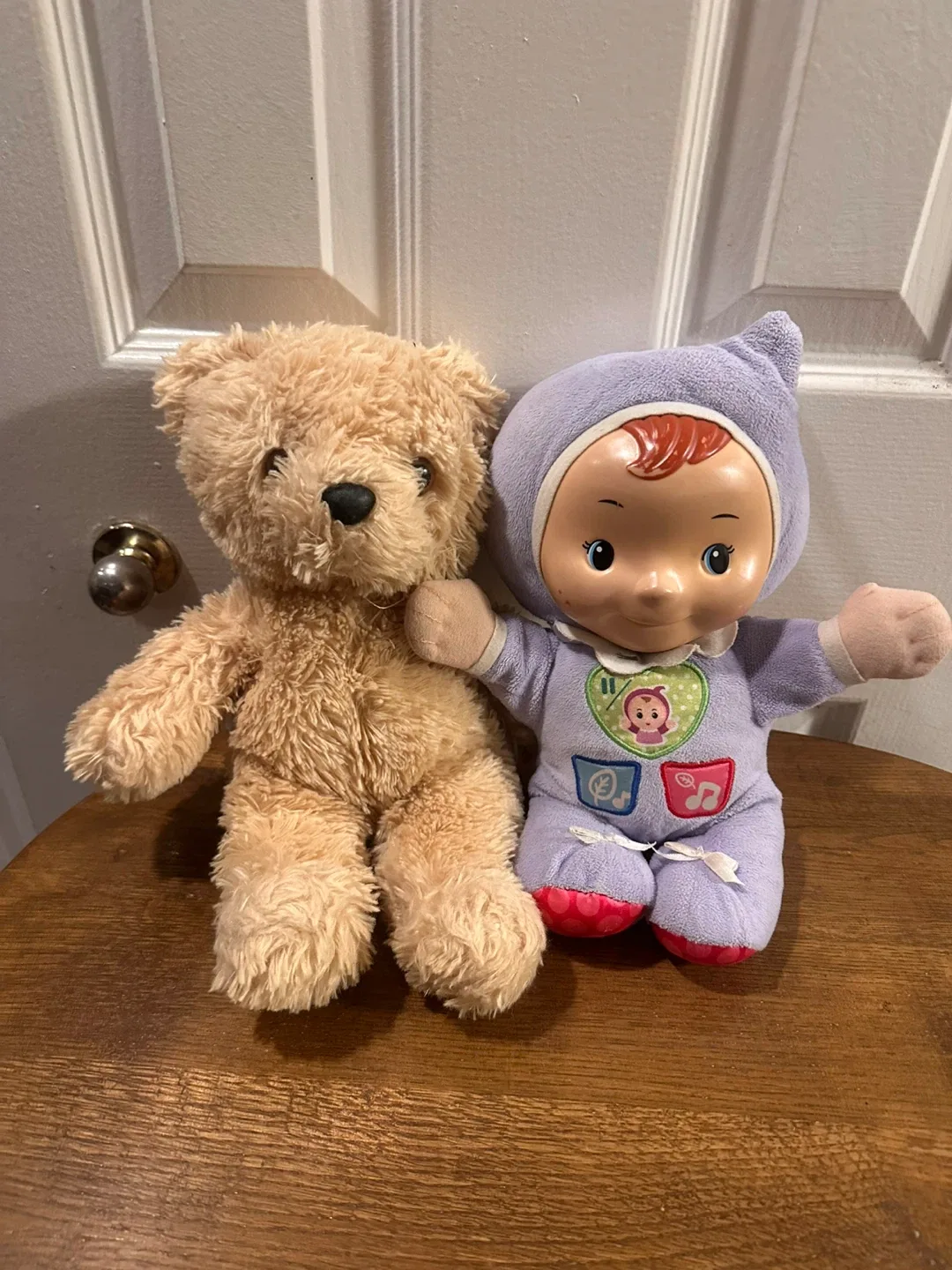 Fisher-Price Glo Worm & Teddy Bear Plush Toys thumbnail