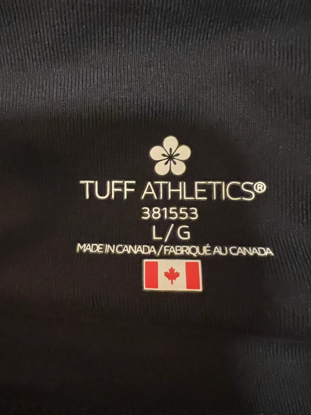 Tuff Athletics Black Leggings - Size L image indicator(2)