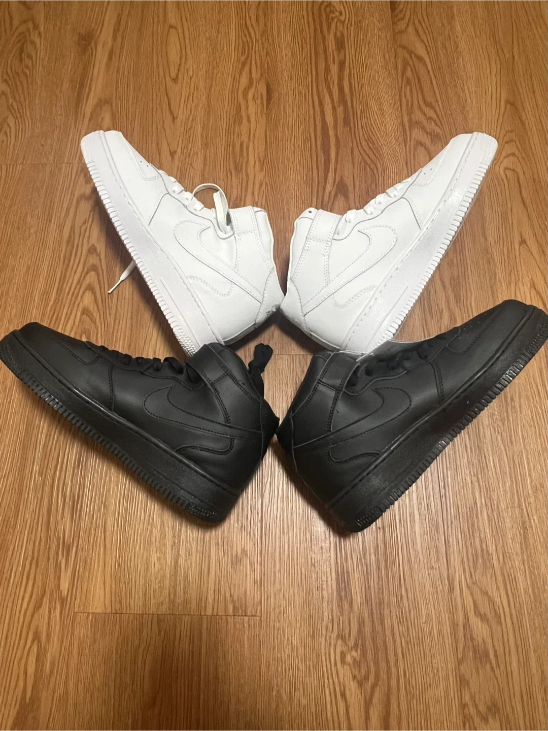 Nike Air Force 1 high top Black & White image indicator(4)