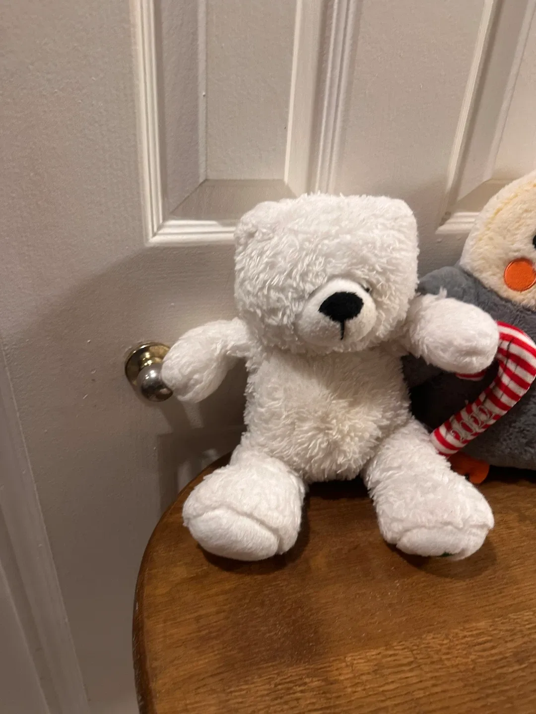 Plush White Bear & Cockatiel Stuffed Animal image indicator(2)