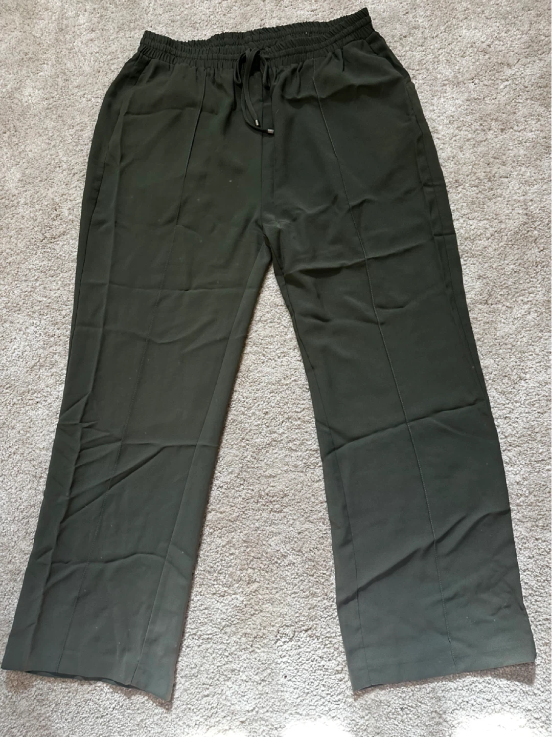 Primark Olive Green Drawstring Pants - photo 2