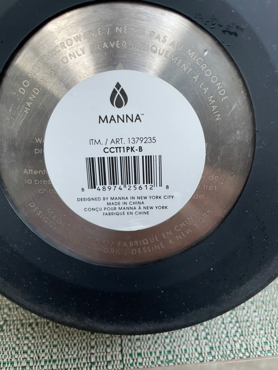 Manna 1379235 CCT11PK-B Water Bottle - photo 2