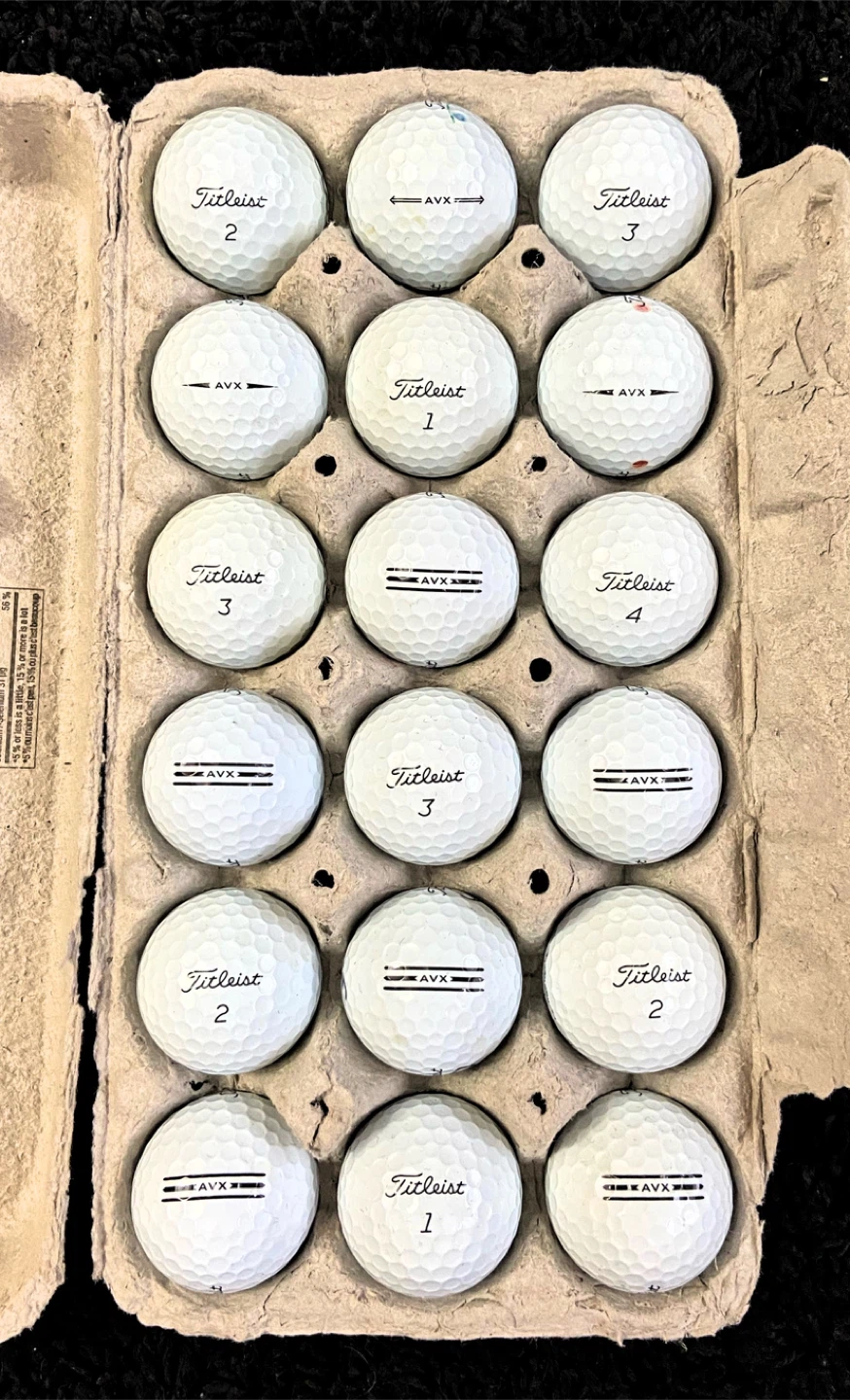 18 Titleist AVX Golf Balls - photo 2