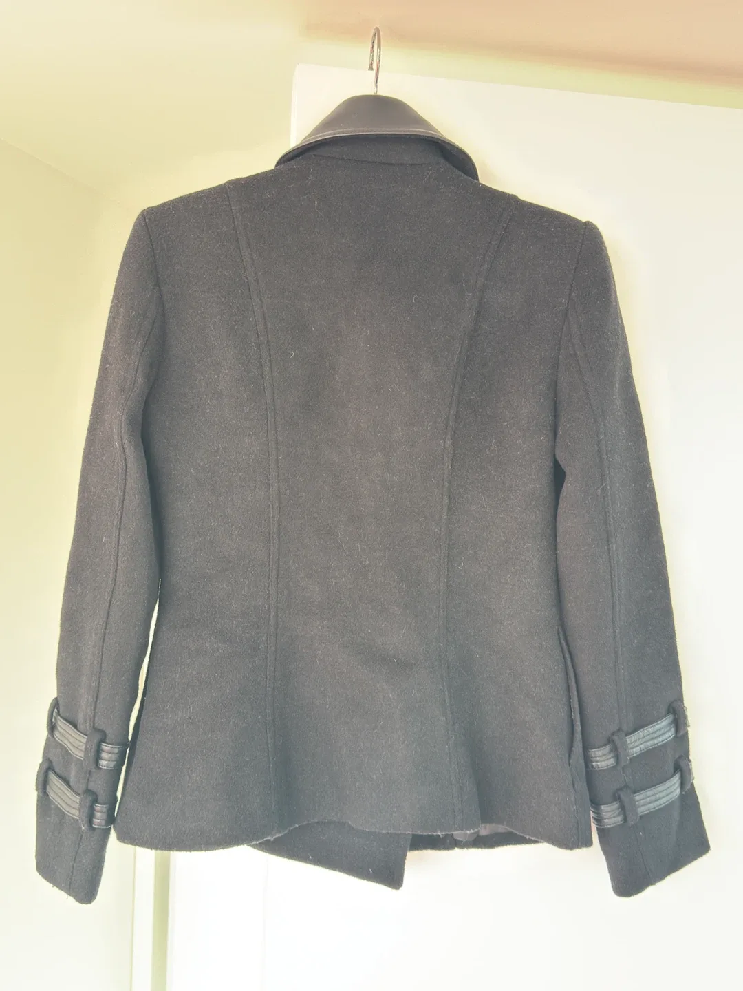 Balmain Paris Black Wool Blend Jacket image indicator(3)