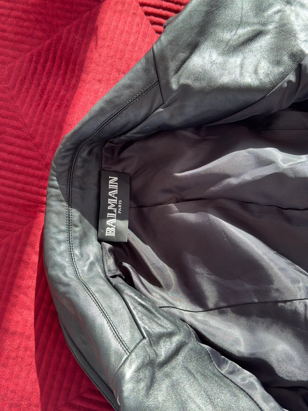 Balmain Paris Black Wool Blend Jacket image indicator(4)