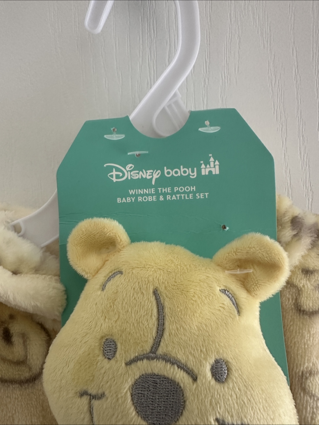 Disney Baby Winnie the Pooh Robe & Rattle Set (0-9 Months) - photo 2