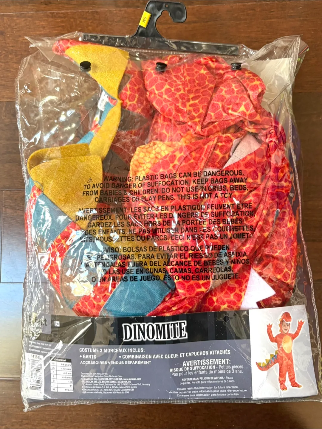 Dinomite Dinosaur 🦕 Costume - Size Small image indicator(4)