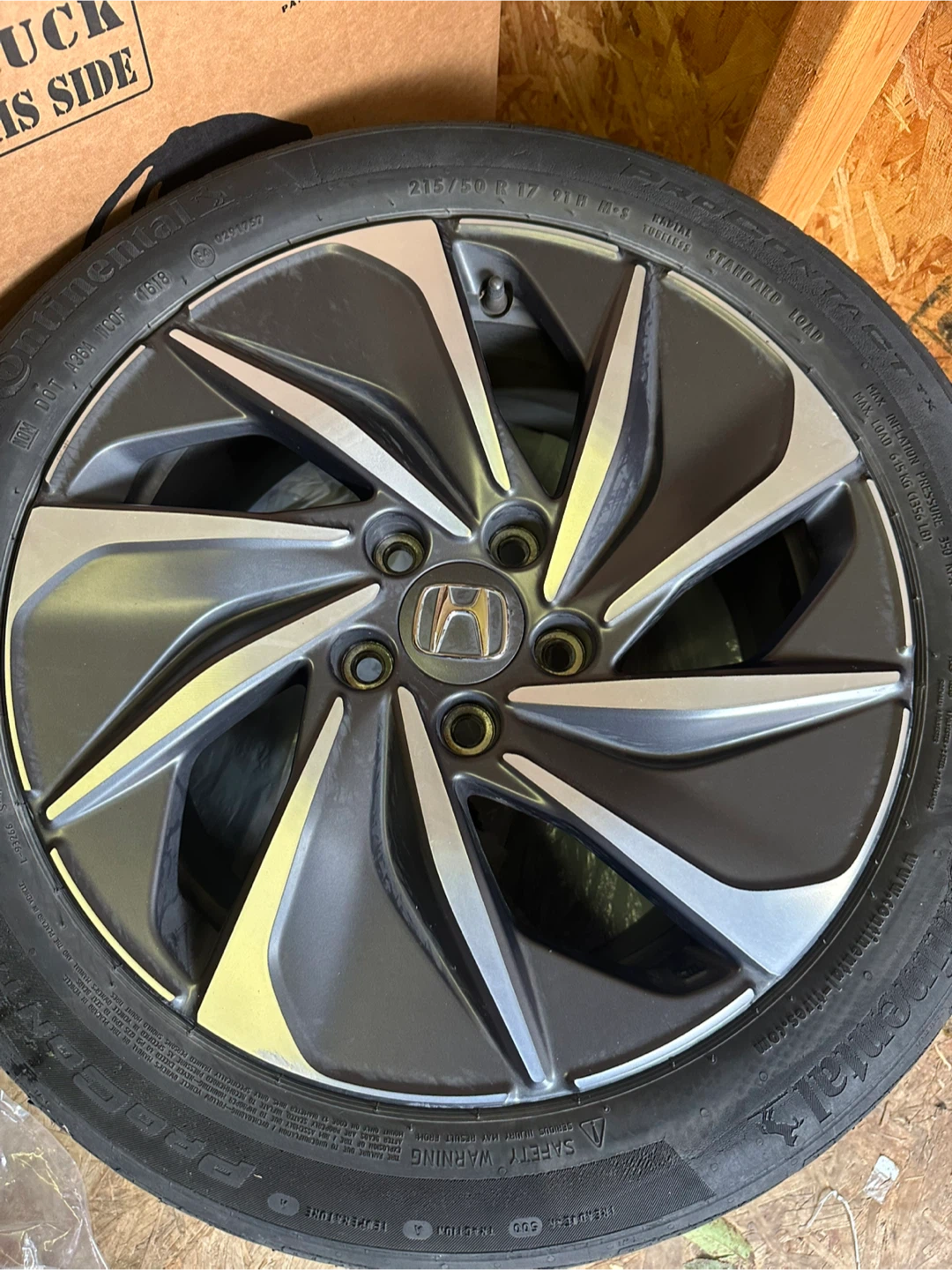 Honda 215/50 R17 Tire & Rim