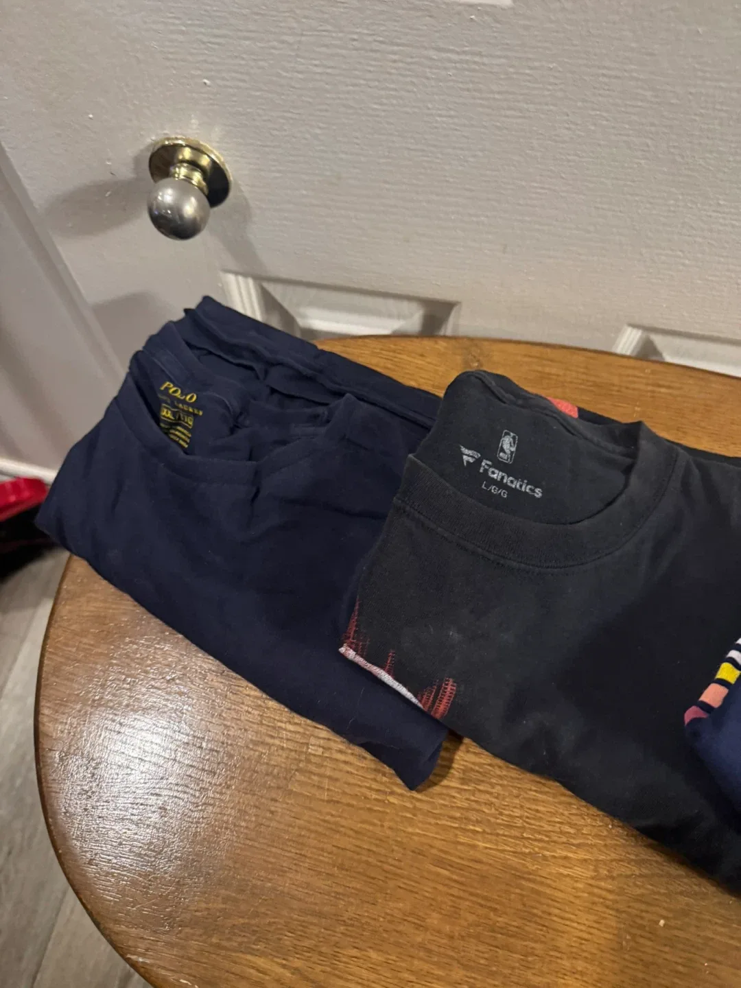 Lot of 3 Men's T-Shirts (Polo, Fanatics) Size L/2XL image indicator(2)