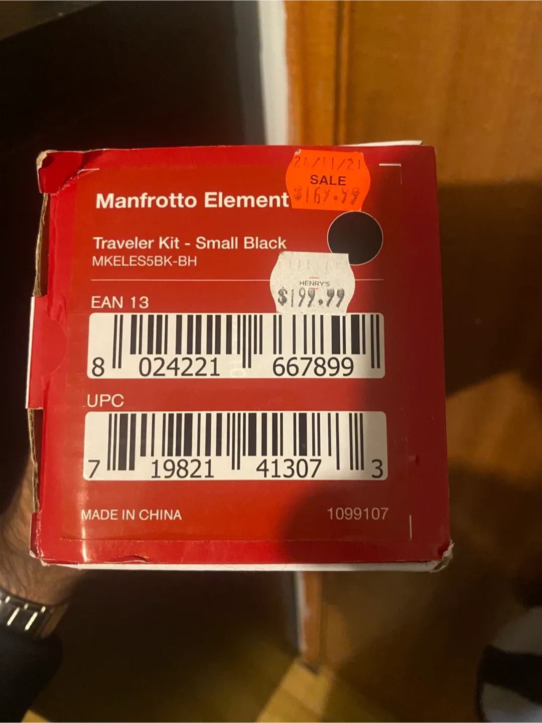 TRIPOD - Manfrotto Element Traveler - Small, Black image indicator(5)