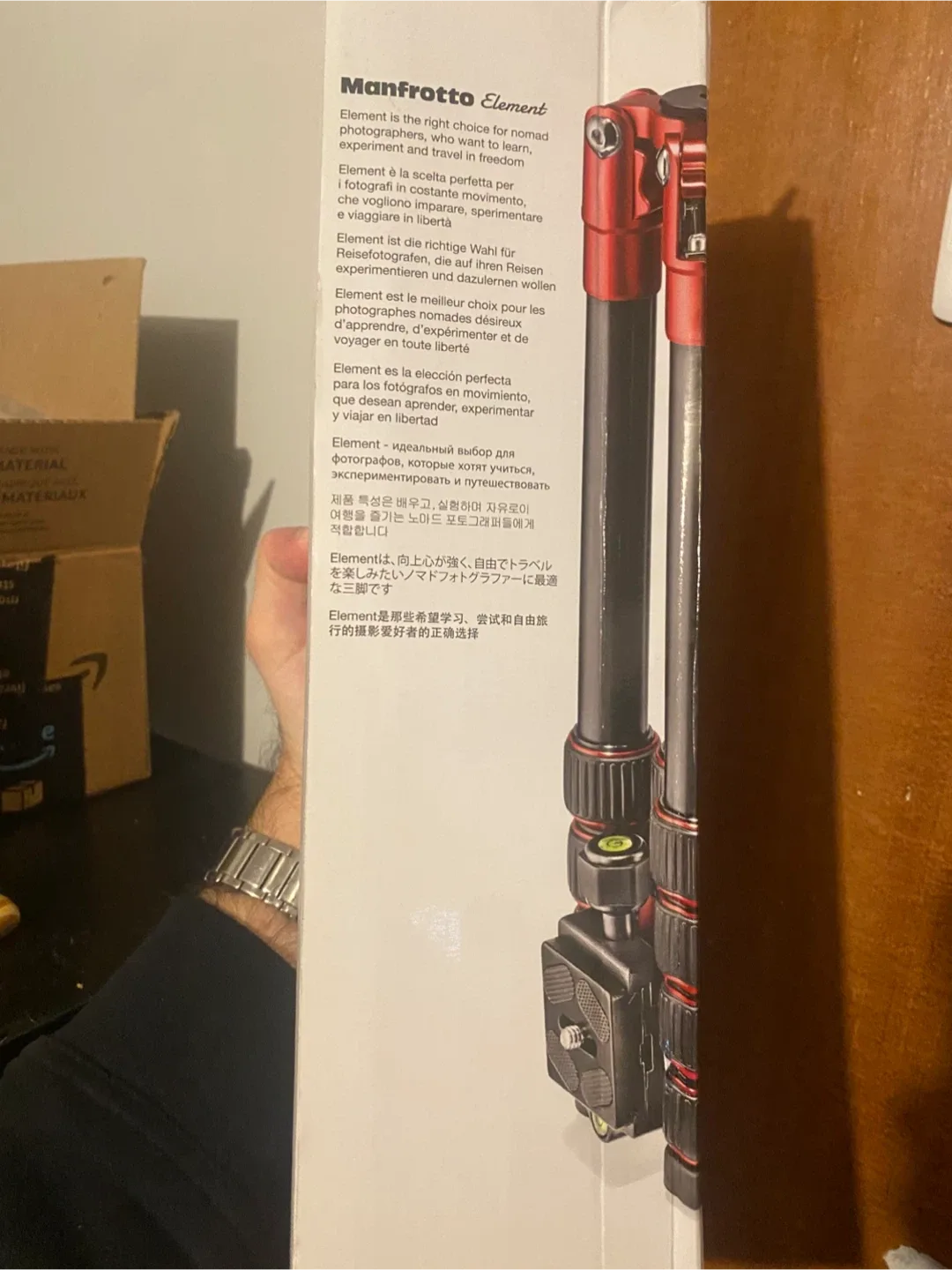 TRIPOD - Manfrotto Element Traveler - Small, Black image indicator(4)