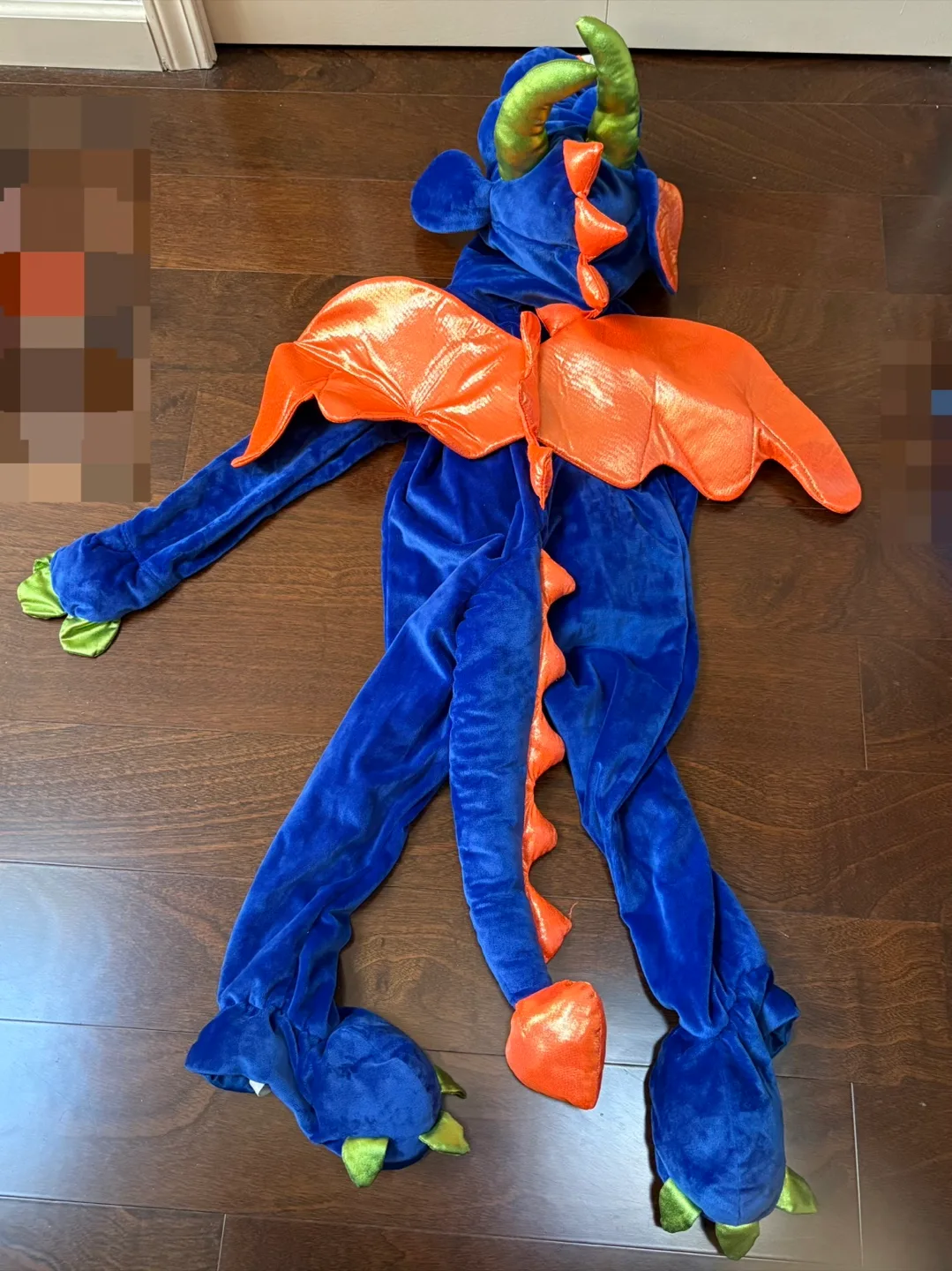 Blue Dragon Costume 3-4 Yrs Old - NEW image indicator(4)