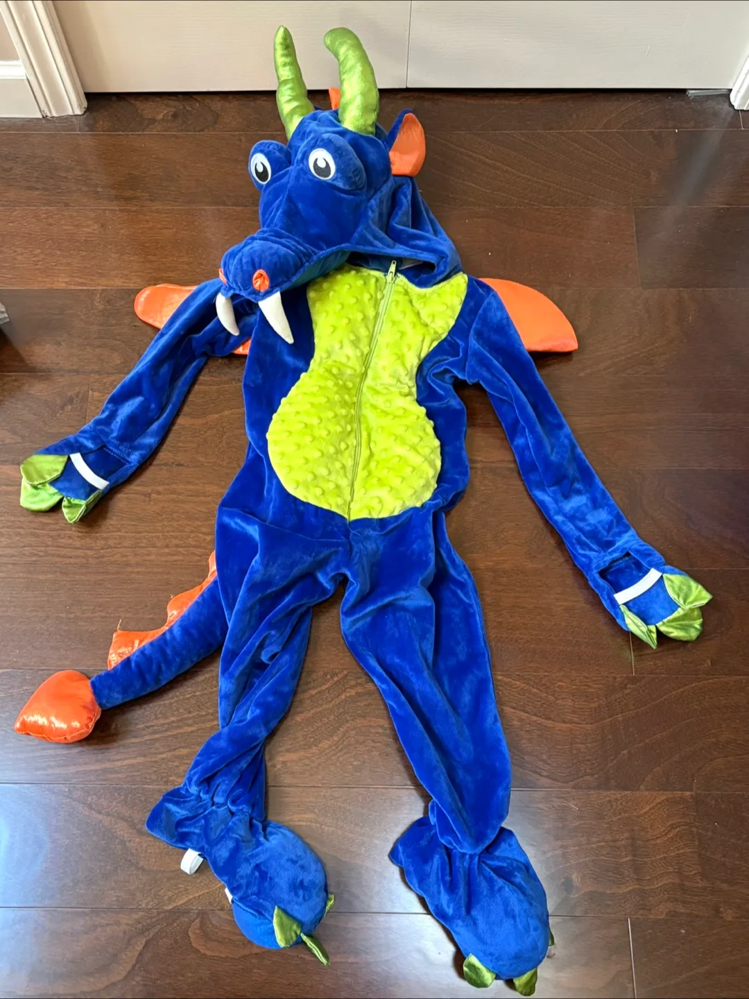 Blue Dragon Costume 3-4 Yrs Old - NEW image indicator(2)